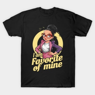 Confident Anime Design: I AM FAVORITE OF MINE T-Shirt